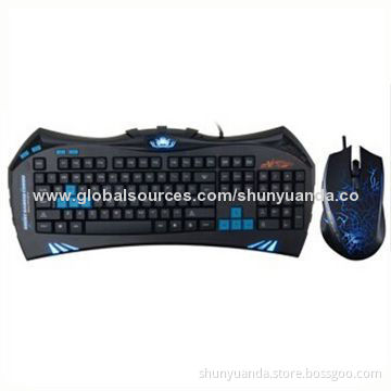 Cheap Gaming Keyboard USB Keyboard Interface, Key Life 10 Million Times Waterproof Design